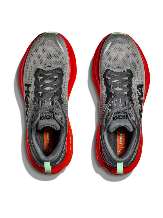 Hoka Hoka Маратонки за бягане Bondi 8 1123202 Сив