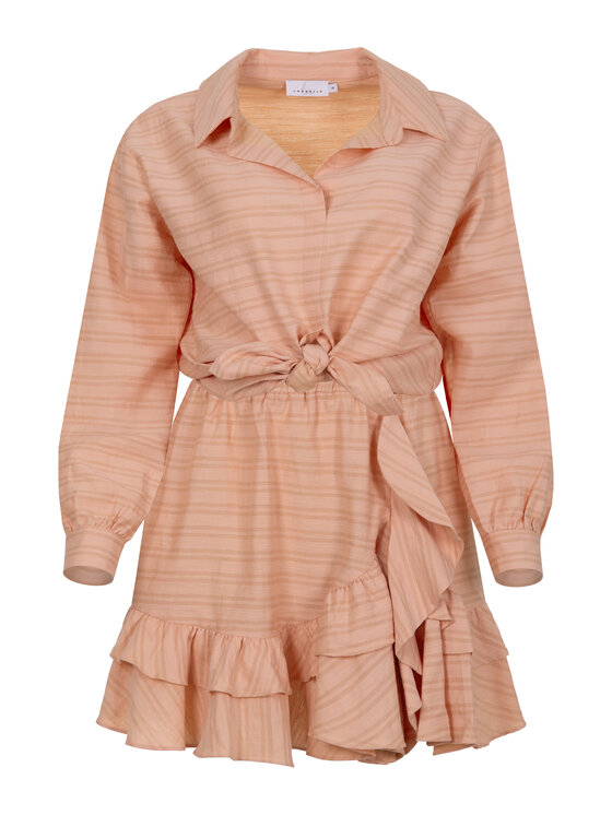 LAURELLA LAURELLA Každodenné šaty 4SS098 Oranžová Regular Fit