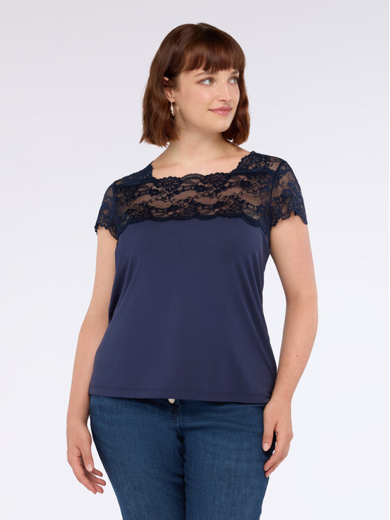 Fiorella Rubino Fiorella Rubino Blusa G093L108580N034 Blu Regular Fit