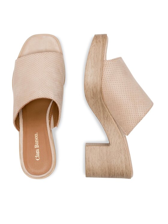Clara Barson Clara Barson Pantoletten WS2P227-03 Beige