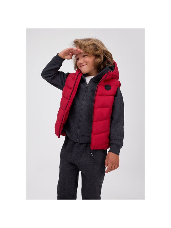 minoti minoti Kamizelka 33GILET500 Czerwony Regular Fit