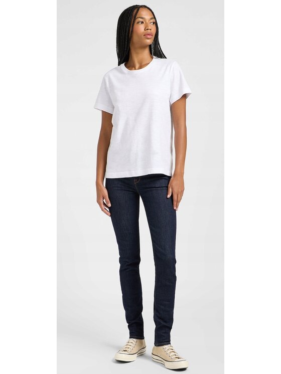 Lee Lee Jeansy Scarlett High Niebieski Skinny Fit