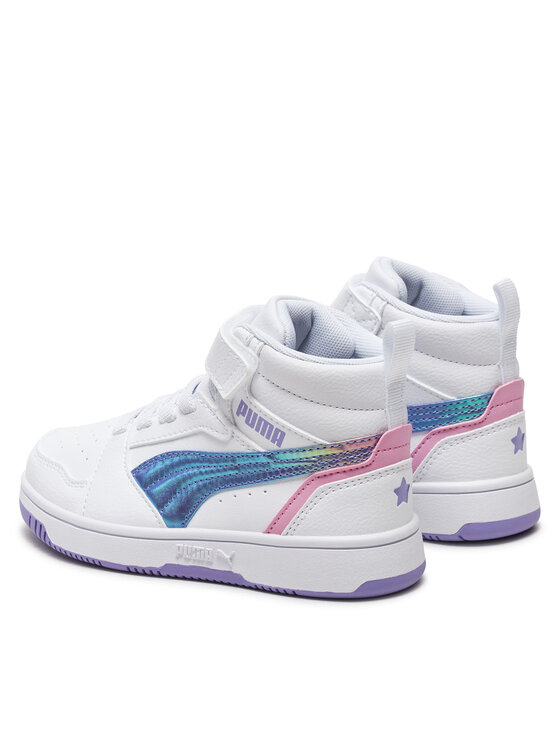 Puma Puma Sneakersy Rebound V6 Mid Bouncy Sky Ac+ Ps 398726 01 Biały