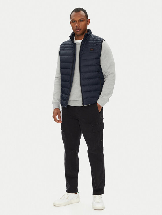 BOSS BOSS Жилет Odeno2 50530966 Cиній Slim Fit
