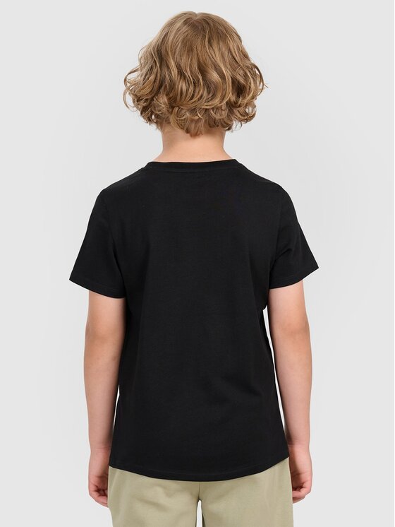 4F 4F T-Shirt 4FJWMM00TTSHM2331-20S Μαύρο Oversize