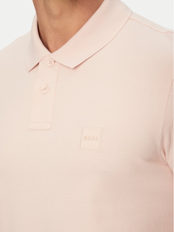 BOSS BOSS Polo särk Passenger 50507803 Heleроosa Slim Fit