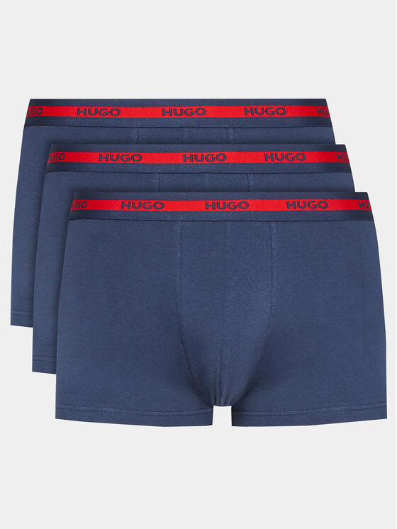 HUGO Hugo Sada 3 kusů boxerek 50492375 Tmavomodrá