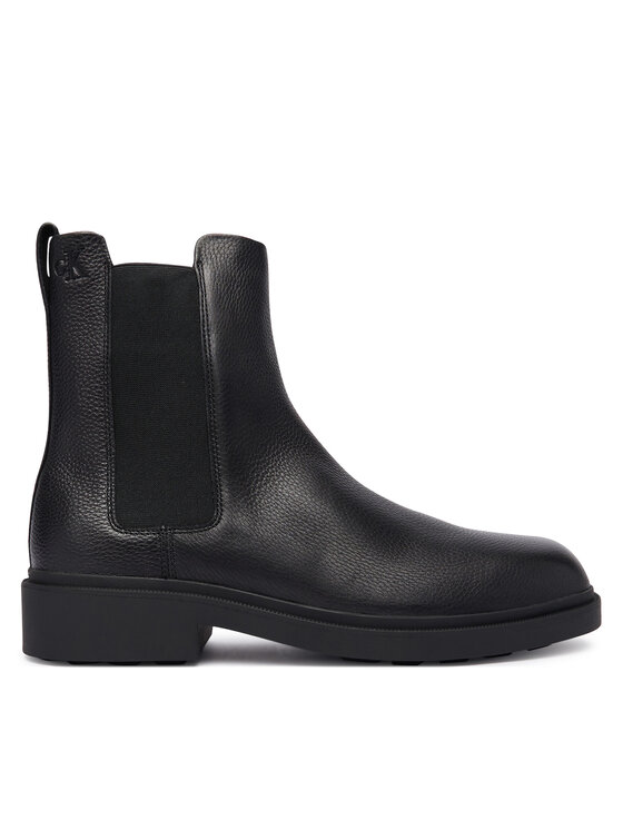 Calvin Klein Calvin Klein Μποτάκια με λάστιχο Dress Lug Chelsea Boot Lth YM0YM01389 Μαύρο