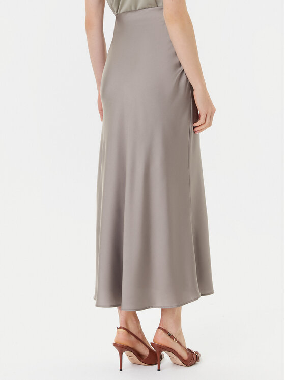 Guess Guess Spódnica midi W5YD55 WF1T2 Szary Regular Fit