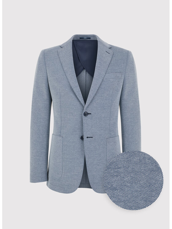 Pako Lorente Pako Lorente Marynarka P25BN-3X-002 Niebieski Slim Fit