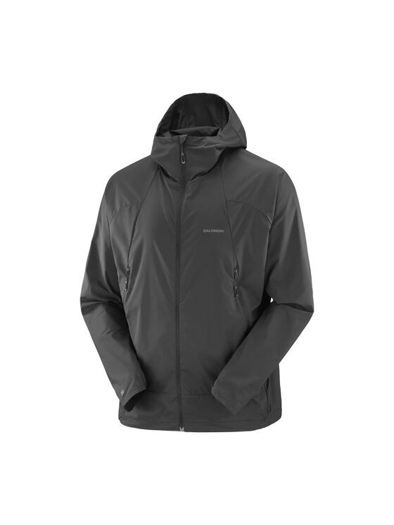 Salomon Salomon Kurtka outdoor OUTWIND Czarny Regular Fit