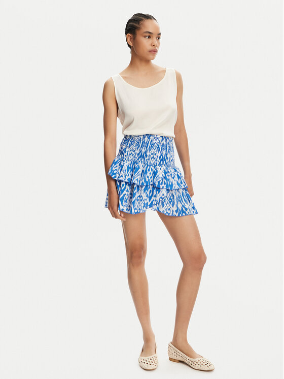ONLY ONLY Mini sukně Nadja 15351182 Modrá Regular Fit