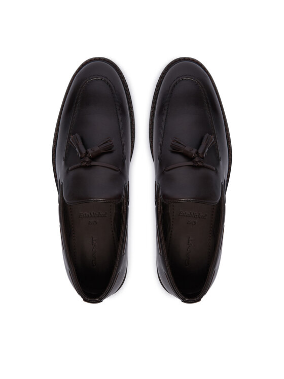 Gant Gant Loafersy Lozham 33671388 Brązowy ciemny