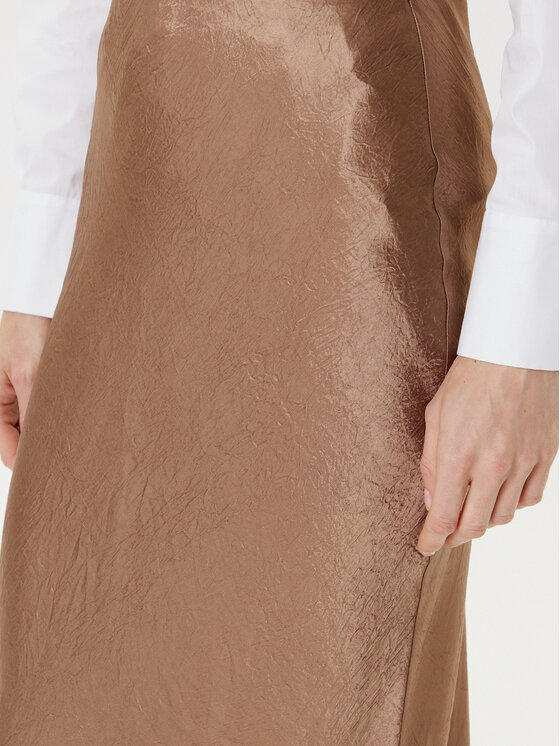 Marella Marella Gonna midi Pomez 2525106041 Marrone Regular Fit