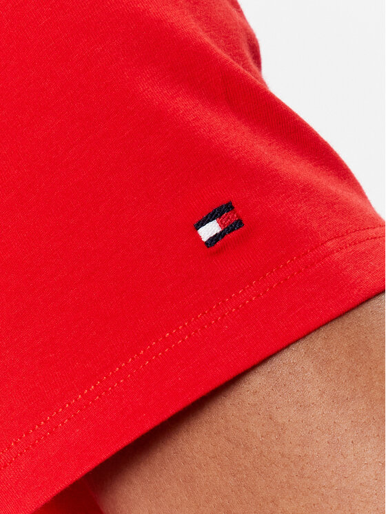 Tommy Hilfiger Tommy Hilfiger T-Shirt 1985 WW0WW37877 Rot Regular Fit