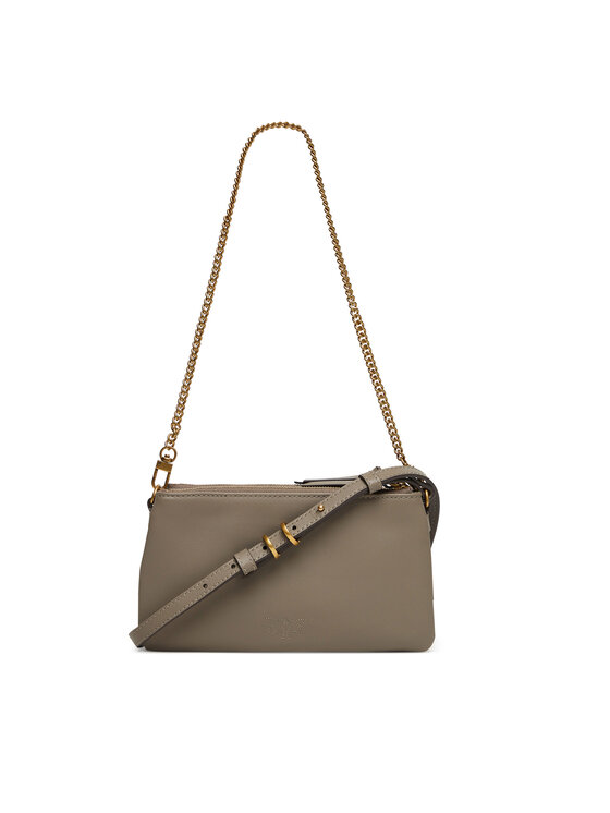 PINKO PINKO Torbica Double Mini Al 25-26 PLTT 105359 A0QO Siva