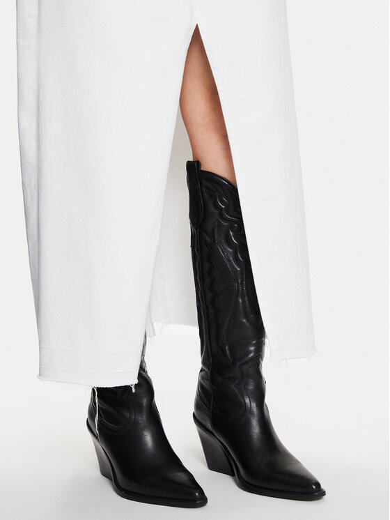 Gap Gap Φούστα τζιν 870045-00 Λευκό Regular Fit