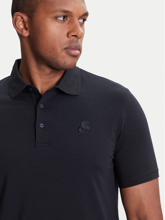KARL LAGERFELD KARL LAGERFELD Polo 745750 553221 Tamnoplava Regular Fit