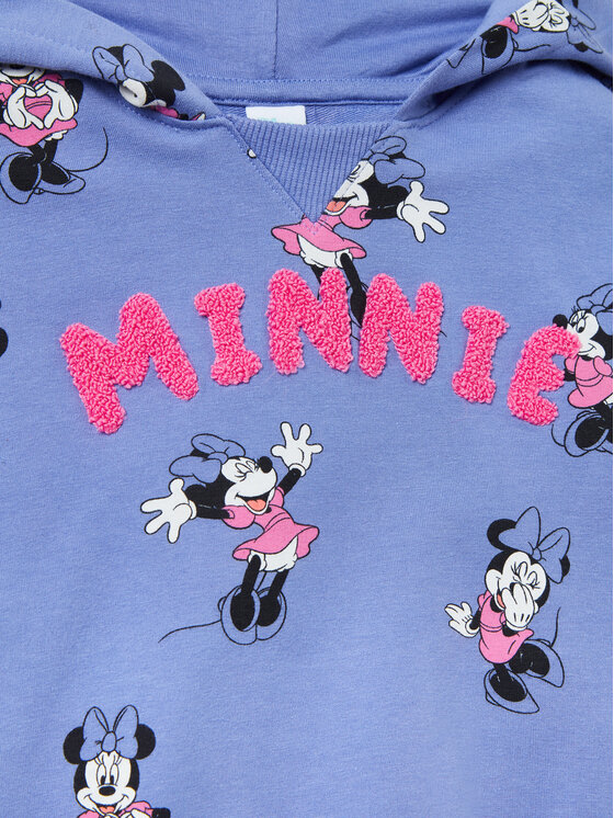 OVS OVS Σετ φούτερ και κολάν MINNIE 1843611 Μωβ Regular Fit