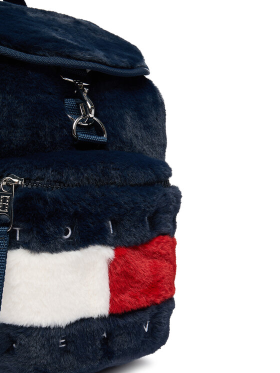 Tommy Jeans Tommy Jeans Σακίδιο Tjw Archive Fur Backpack AW0AW19078 Σκούρο μπλε