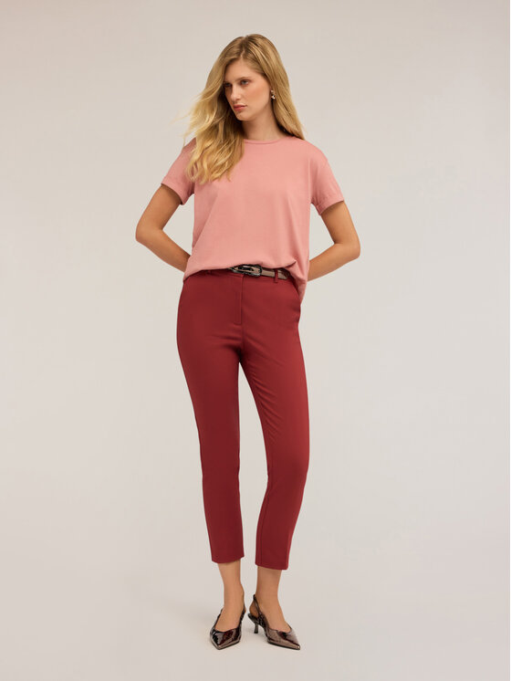 Motivi Motivi T-shirt G380W003432N006 Rosa A-Line Fit