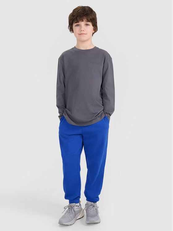 4F 4F Longsleeve 4FJRSS25TLONM538-32S Niebieski Oversize