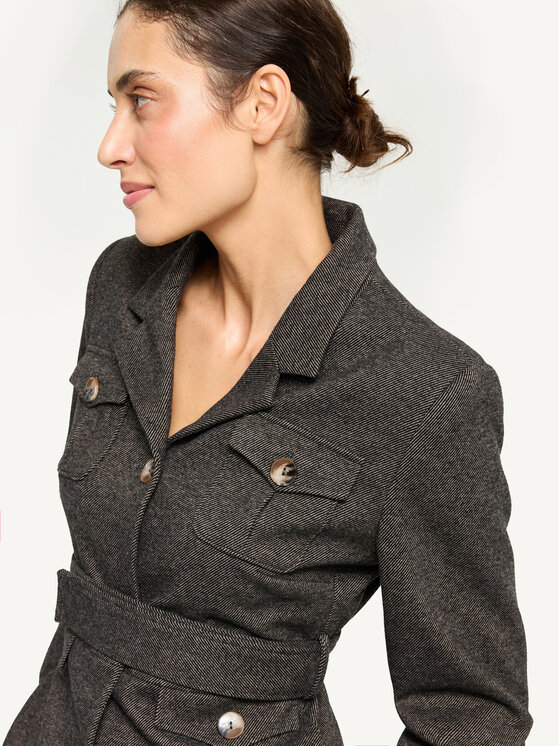 KMX KMX Marynarka 107870005 Brązowy Fitted Fit