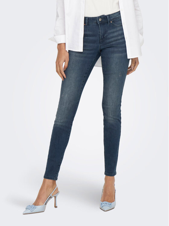 ONLY ONLY Jeansy 15233288 Modrá Skinny Fit