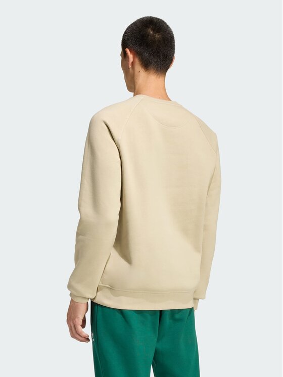 adidas adidas Longsleeve Trefoil Essentials Crew Beżowy Regular Fit