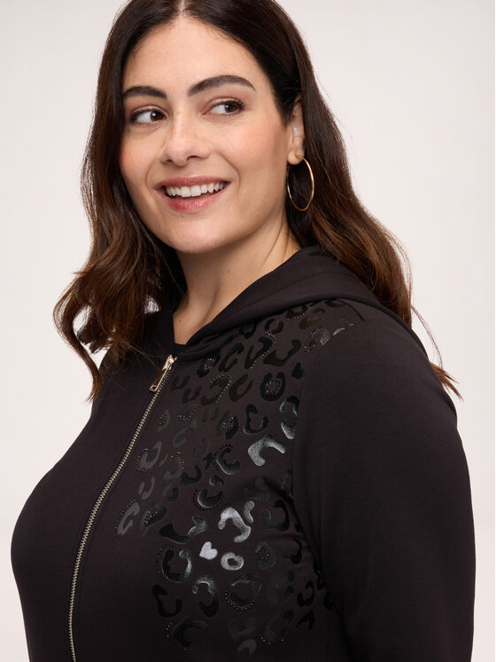 Fiorella Rubino Fiorella Rubino Bluza G866L009410N033 Czarny Over Fit