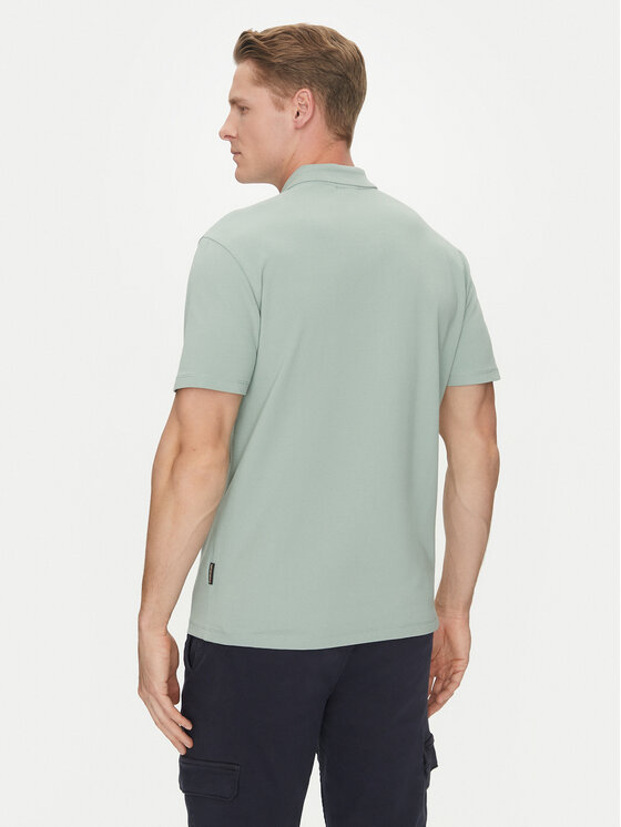 Napapijri Napapijri Polo Ealis NP0A4H8B Zelena Regular Fit