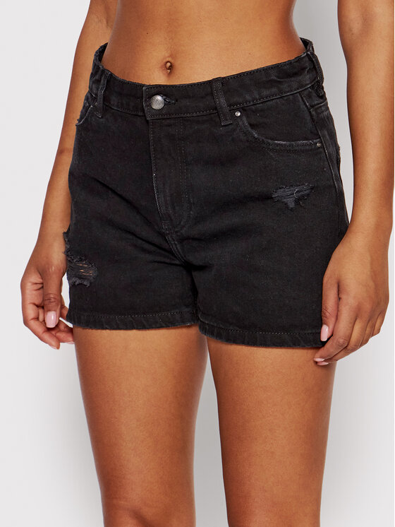 ONLY ONLY Džínové šortky Jagger 15245695 Černá Mom Fit