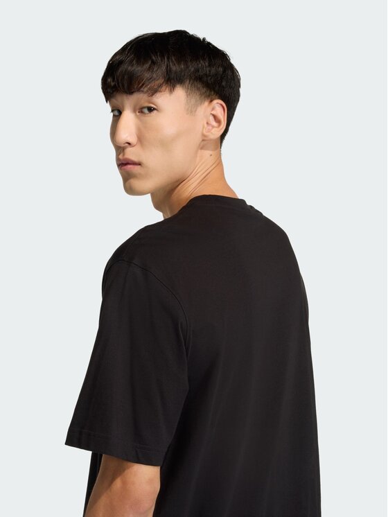 adidas adidas T-Shirt Trefoil Series Roses Czarny Loose Fit