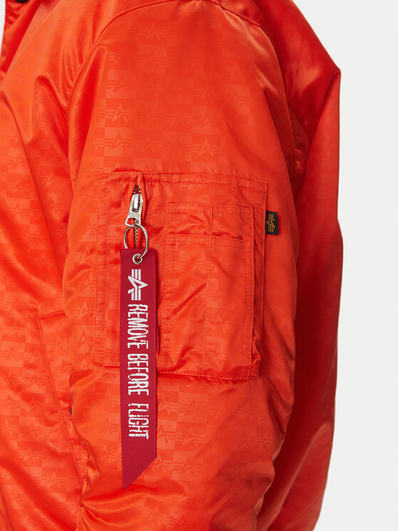 Alpha Industries Alpha Industries Μπόμπερ μπουφάν Coach Logo 156145 Πορτοκαλί Regular Fit