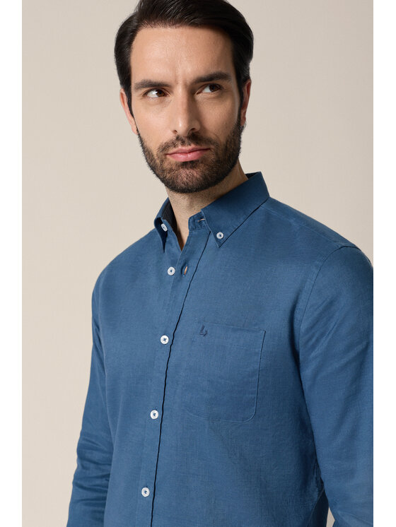 Lancerto Lancerto Koszula Eladia KO073126000030 Niebieski Regular Fit