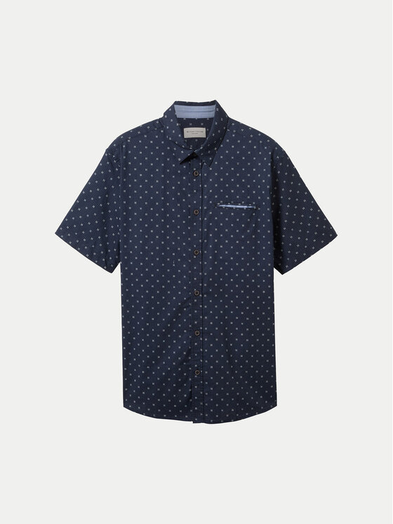 Tom Tailor Tom Tailor Koszula 1040138 Granatowy Regular Fit