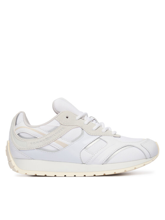 Tommy Hilfiger Tommy Hilfiger Sportcipők Th Modern Runner Mix Mat FW0FW09098 Fehér