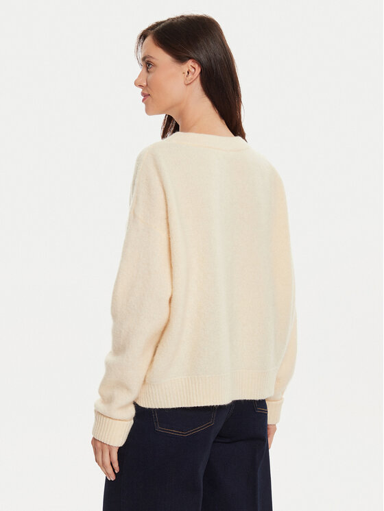 American Vintage American Vintage Pullover VITO18EH24 Beige Loose Fit