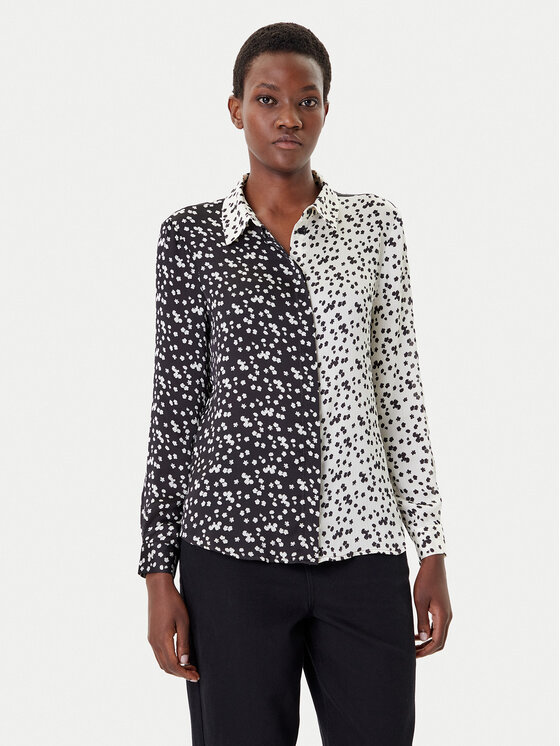 French Connection French Connection Marškiniai 72ZCR Juoda Regular Fit