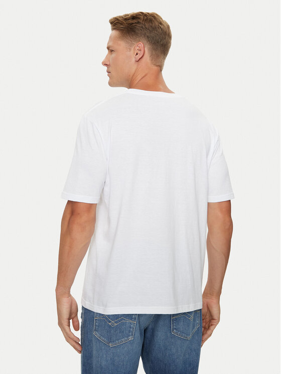 Jack&Jones Jack&Jones 3 db póló Under 12248076 Fehér Standard Fit