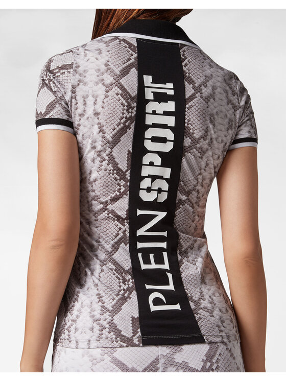 Plein Sport Plein Sport Polo 983 Szary Regular Fit