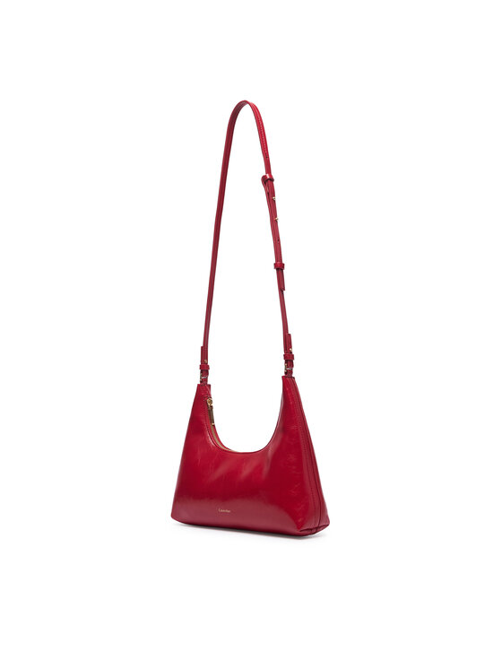 Calvin Klein Calvin Klein Geantă Foil Logo Glossy Conv Shoulder B LV04F3737G Roșu