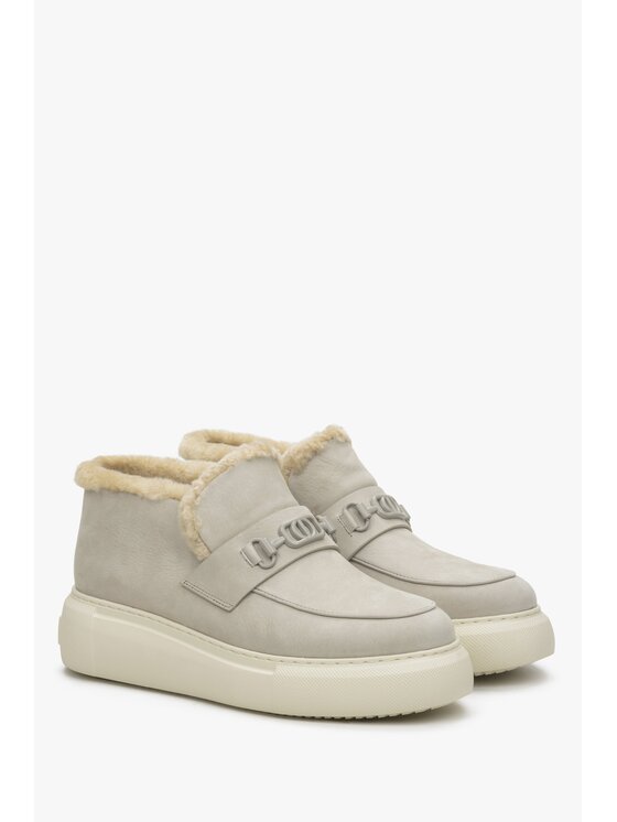 Estro Estro Μποτάκια ER00114316 Γκρι