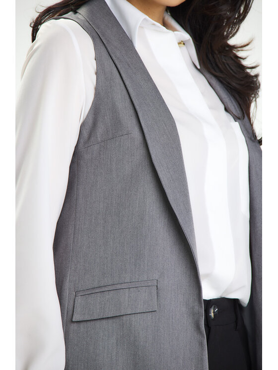Awama Awama Kamizelka A650 Szary Basic Fit