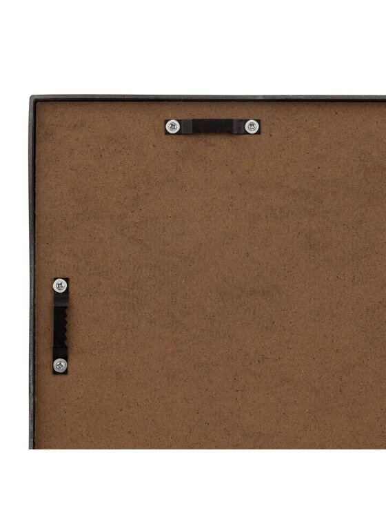 MIAhome MIAhome Lustro okno czarme MDF 90x74 cm Czarny