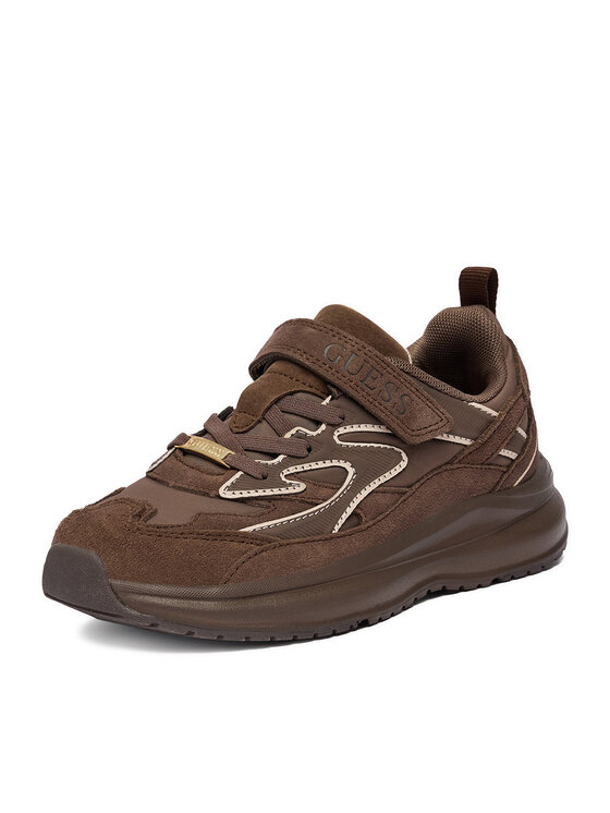 Guess Guess Sneakersy EO-CP40GG28AW2026 Hnědá