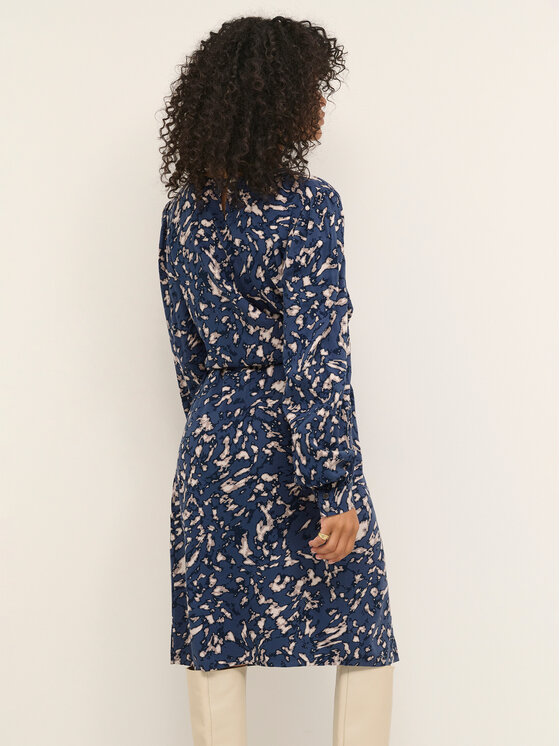 Kaffe Kaffe Kleid für den Alltag Via 10507206 Dunkelblau Regular Fit
