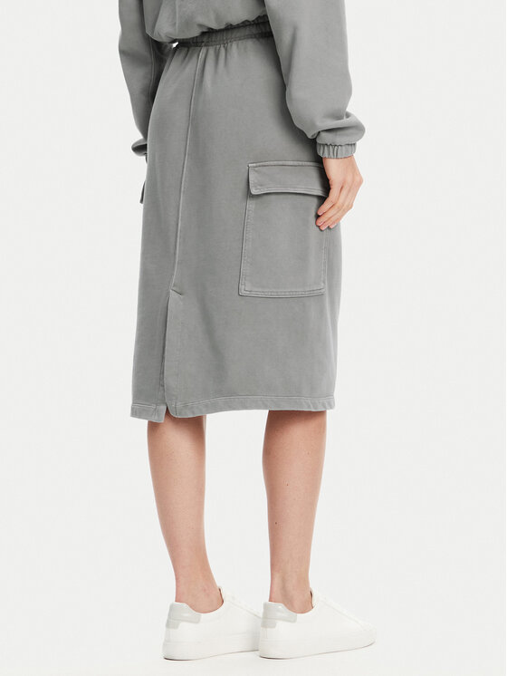 United Colors Of Benetton United Colors Of Benetton Midi suknja 39BLD000E Siva Regular Fit