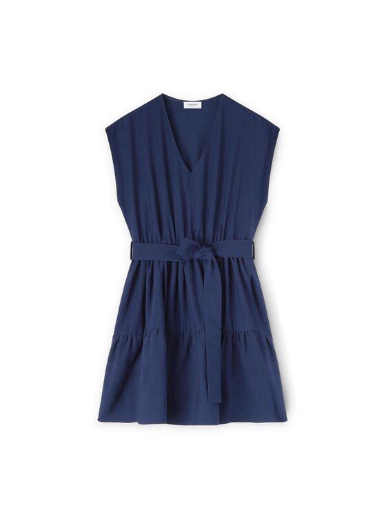 Motivi Motivi Vestito da giorno 7095W001502N034 Blu Flare Fit