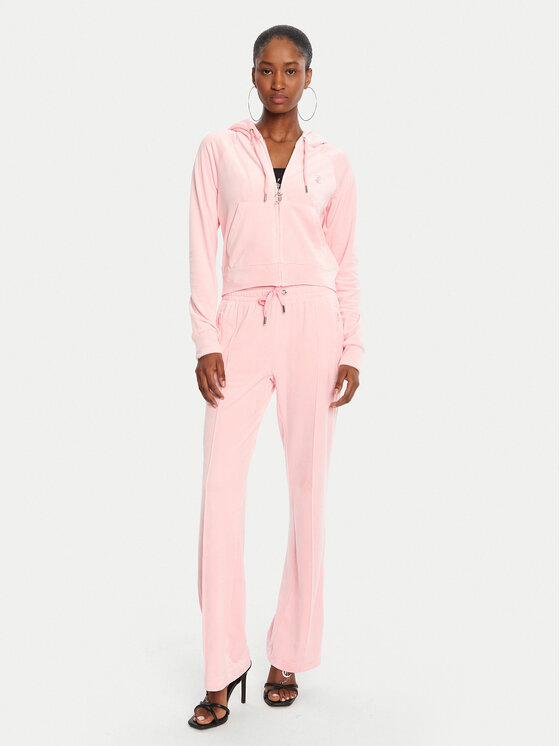 Juicy Couture Juicy Couture Donji dio trenerke Tina JCAPW045 Ružičasta Regular Fit